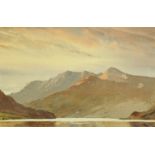 Len Roope (1917-2005), "Crummock Water Morning", 25 cm x 38 cm, framed, signed.