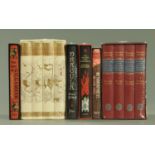 Folio Society books, all in slip cases, mostly shrink wrapped,