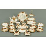 A quantity of Royal Albert "Old country Roses" tea ware, comprising 6 cups, saucers, side plates,