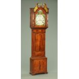 An early 19th century mahogany longcase clock by J.