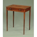 A George III mahogany side table,