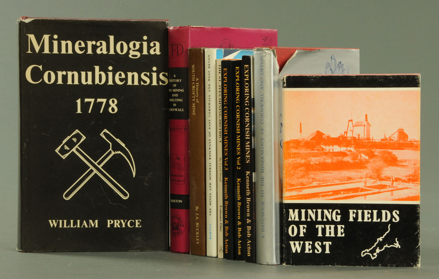 "Mining in The West Country", "Mineralogia Cornubienis" by William Pryce (1972),