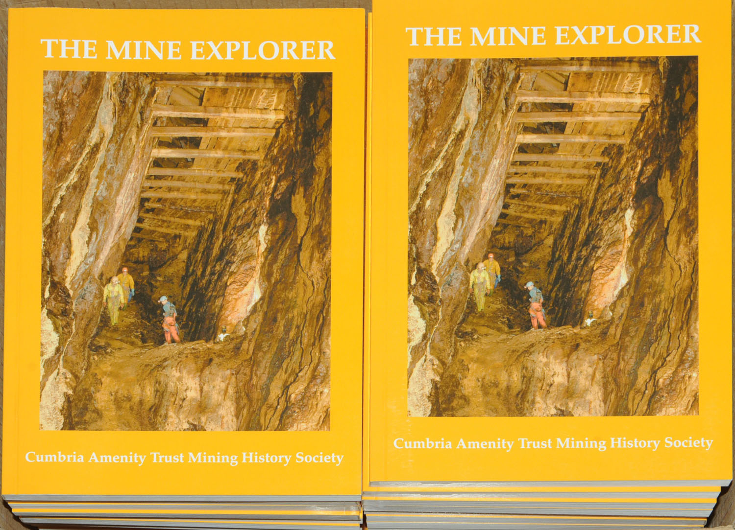 Box of 40 copies of "The Mine Explorer Cumbria Amenity Trust Mining History Society", volume 6.