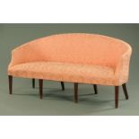 A Hepplewhite style settee,