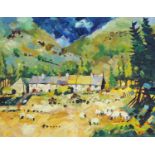 John Bassage, "Coniston, Cumberland", signed, oil on canvas, 35.5 cm x 46 cm.