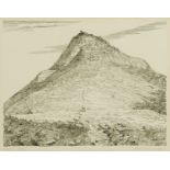 Alfred Wainwright an original pen and ink drawing, "Helm Crag", 18 cm x 22.