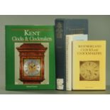 Four books on clocks clockmakers and watches, "Old Clocks & Watches & Their Makers" by F.J.