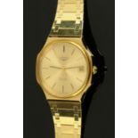 A Longines quartz gentleman's wristwatch, with date,