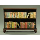 A 19th century mahogany open bookcase,