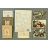 Beatrix Potter original letter and postcards, the letter to Mrs Mackereth, Sawrey Ground, Crosby,