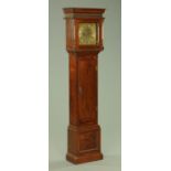 An 18th century and later longcase clock,