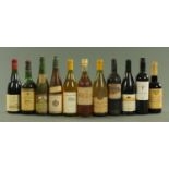 Eleven bottles of mixed red and white wine and sherry, to include Clos de Gat Har'el 2010,