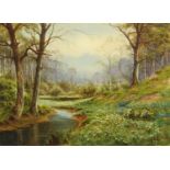 Donald A Paton (Edward Horace Thompson 1879-1949), watercolour, "Springtime near Keswick",