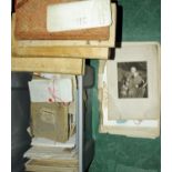 Two boxes of ephemera, accounts books, letters, etc. concerning Corby Castle and The Howards.