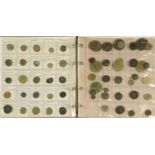 Approximately 60 Roman silver and copper coins, to include Denarius of Trajan, Caracalla,