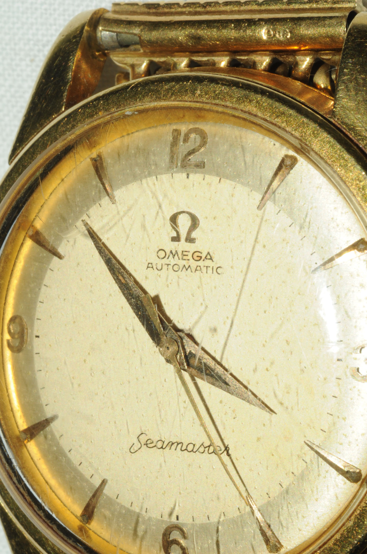 A gentleman's vintage 18 ct gold cased Omega automatic Seamaster wristwatch, circa 1958, - Image 3 of 5