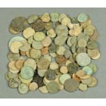 Approximately one hundred and fifteen Roman coins, various dates, denominations and emperors,