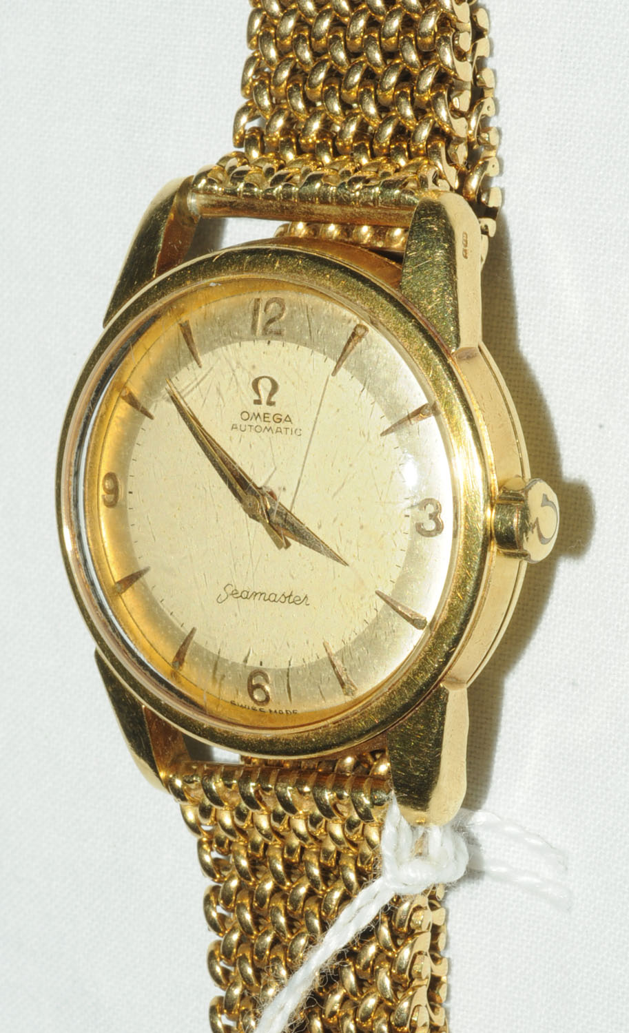 A gentleman's vintage 18 ct gold cased Omega automatic Seamaster wristwatch, circa 1958, - Image 4 of 5