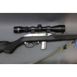 A Marlin Firearms company stainless Model 995SS Cal 22LR self-loading rifle,