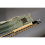 Hardy The Journey Palakona split cane trout fly rod, in two sections, 8'.