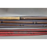 A Bruce and Walker The Cairngorm salmon fly rod, in three sections, 14½', line 9-10,