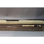 Greys Greyflex M2 trout fly rod, in three sections 10' 6" line 7-8 with hard rod tube,