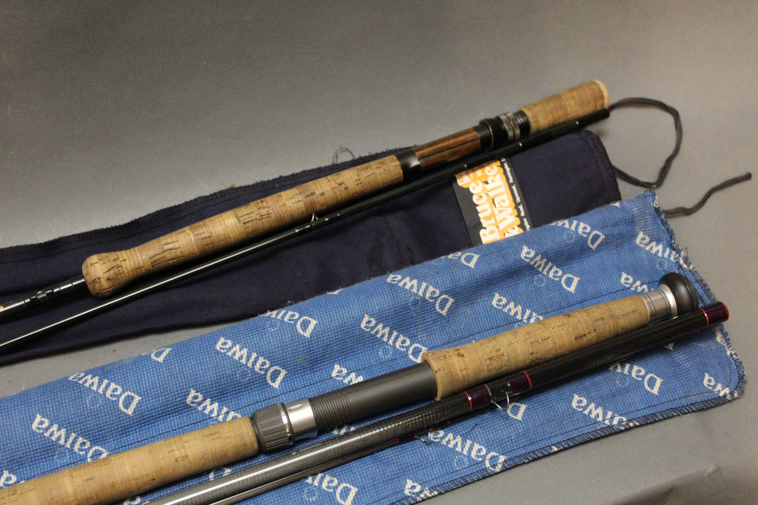 A Bruce and Walker salmon and sea trout fly rod, in two sections 10' 6",