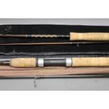 Two rods, a Shakespeare Sigma graphite trout fly rod, in two sections, 2.