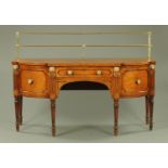A George III mahogany sideboard,