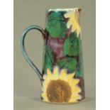 A large Dartington pottery jug designed by Janice Tchalenko,