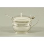 A George III mustard pot, John Emes, London 1806,