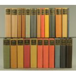 Twenty four volumes of Charles Dickens novels,