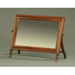 A 19th century mahogany framed dressing table mirror,