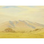 Len Roope, watercolour, "Blencathra". 26 cm x 35 cm.