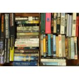 Two boxes of predominantly First Edition novels, to include the authors Margaret Atwood,