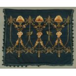 A large needlework hanging, early 20th century,