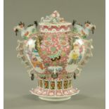 A modern Chinese porcelain inverted baluster vase, 21st century,