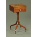 A George III mahogany games table,