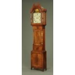 An early 19th century mahogany longcase clock,