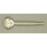 An Arts and Crafts silver spoon, Sandheim Brothers, London 1919,
