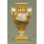 A 19th century French porcelain vase,