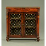 A William IV rosewood chiffonier,