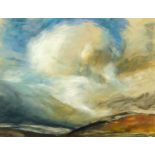 Donald Wilkinson (British, 20th century), "Gathering Clouds Above a Lakeland Backdrop",