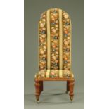 A Victorian nursing chair,