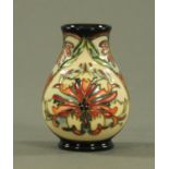 A Moorcroft "Florian Dream" pattern vase, designed by Rachel Bishop, date code for 2004,
