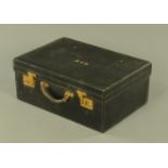 An early 20th century leather toiletry case by Finnigans Limited, New Bond Street, London,