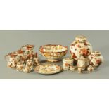 A quantity of Masons Ironstone "Brown Velvet" pattern pottery, 20th century,