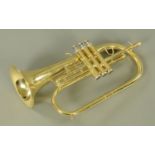 A Jupiter brass flugle horn, SFH-746,