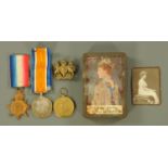 A trio of World War One medals, to include 1914-15 Star and victory Medal,