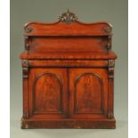 A Victorian mahogany chiffonier,